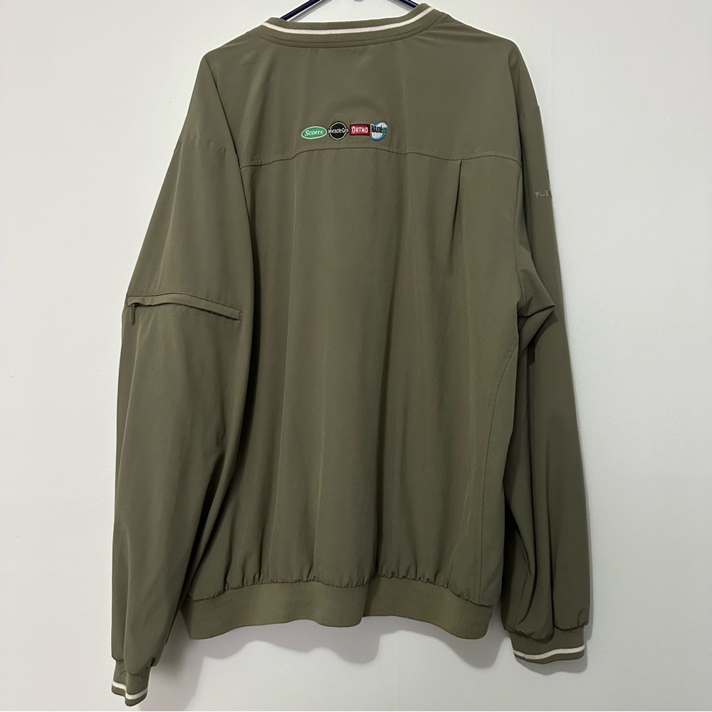 Men's Gear For Sport Flex Action Green V-Neck Pullover Jacket Size XL - Picture 4 of 11